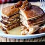 Cinnamon Raisin Pancakes on each other