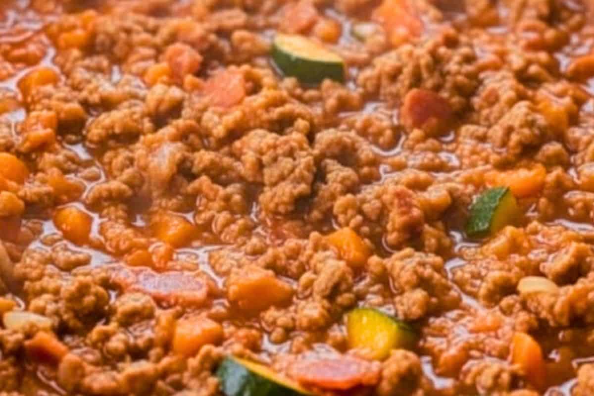 Stir in the condensed soup or pasta sauce, vegetable stock powder, and reserved sweet potato flesh and let it simmer