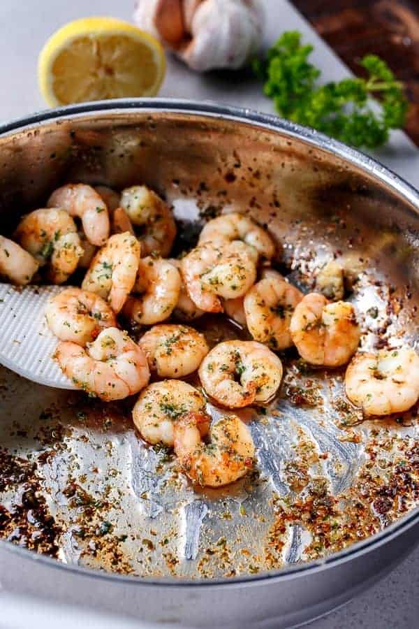 Delicious and spicy Lemon Paprika Garlic Prawns