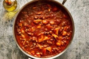 Ravioli in the tomato sauce
