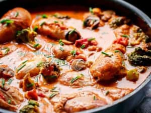 Zoom into the Tomato Chicken