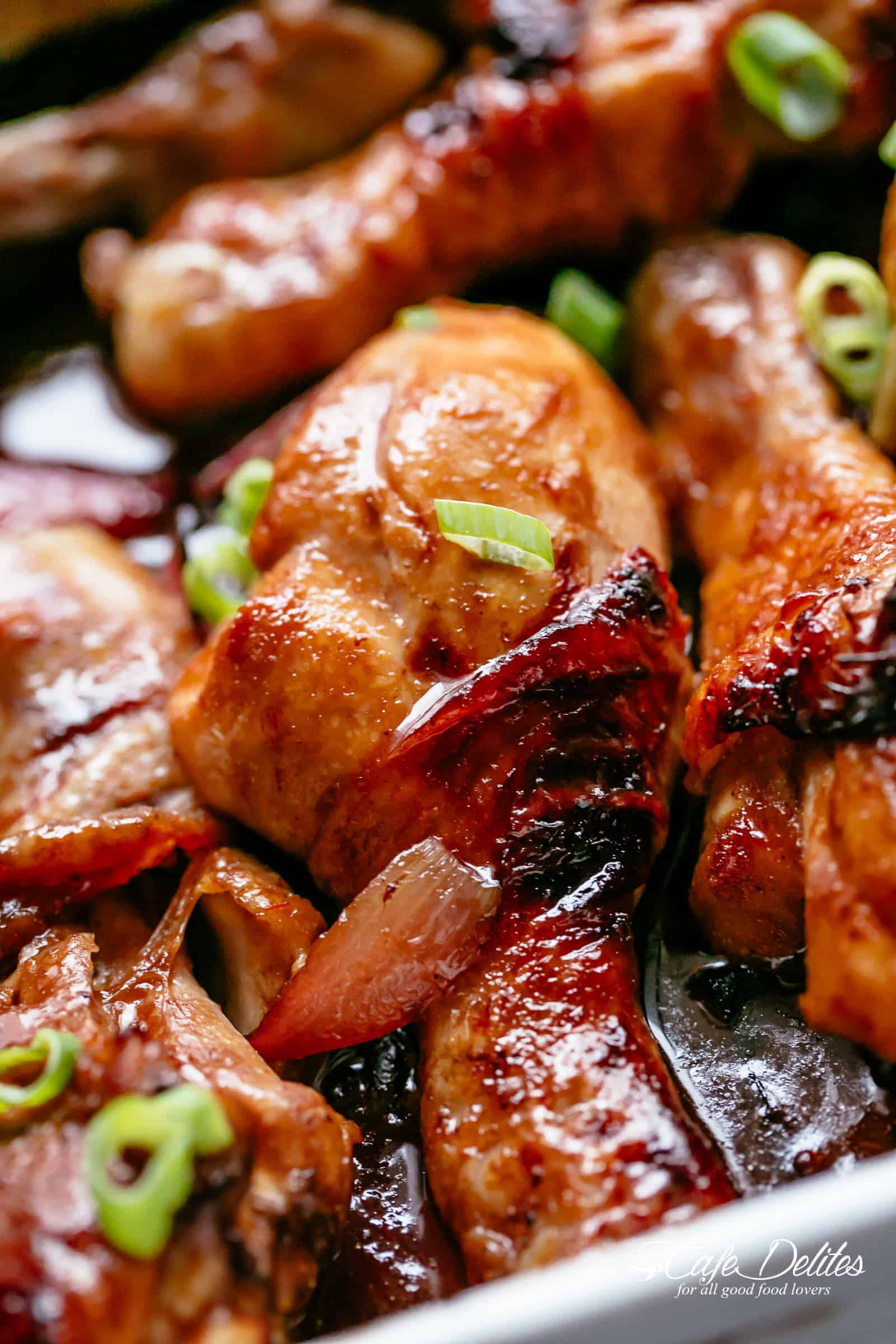 Chicken | https://cafedelites.com Oven Baked Chicken in a bowl