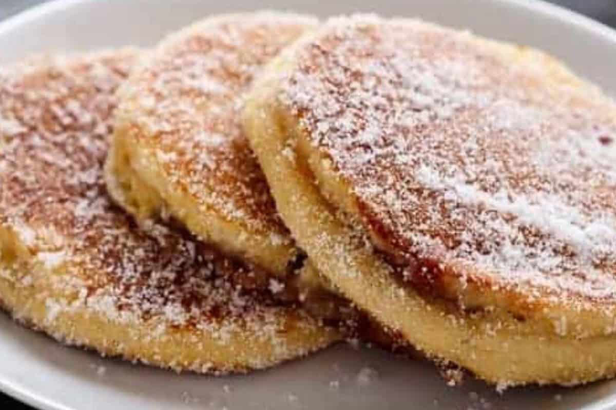 Prepare a dish with caster sugar.