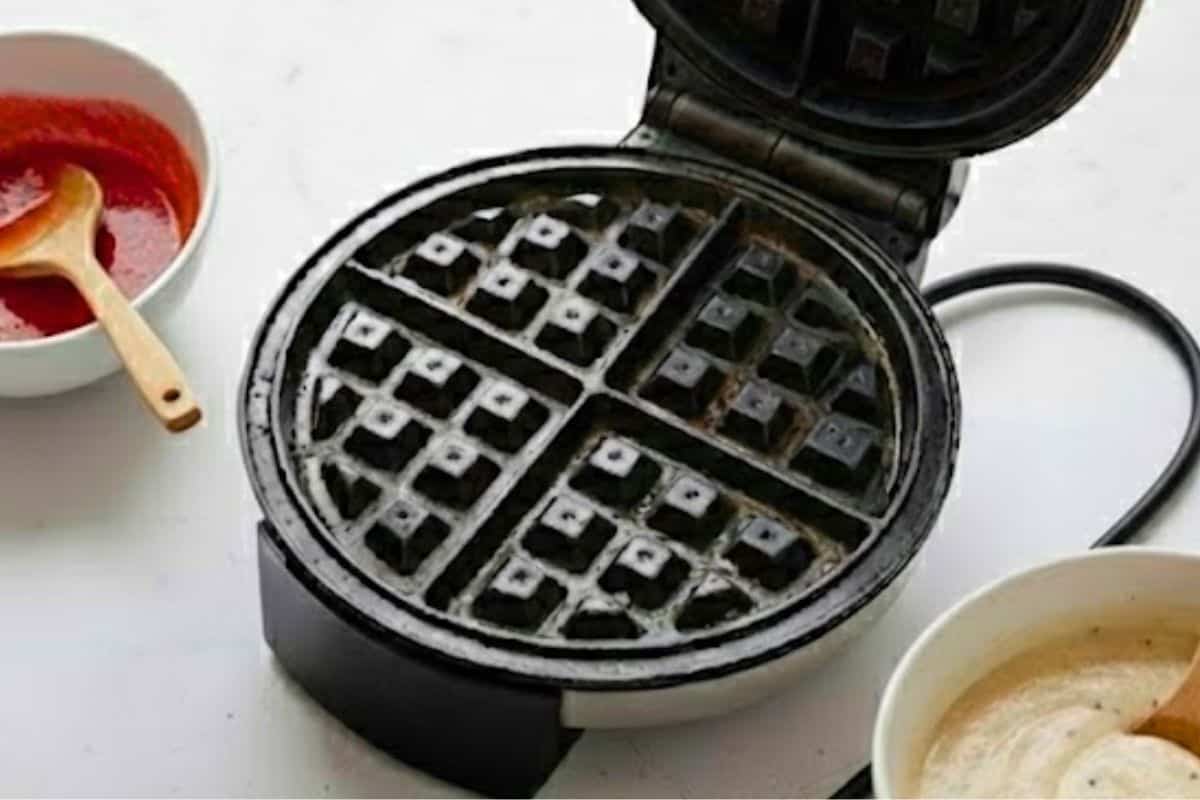 Keep them separate and ready beside the waffle maker.