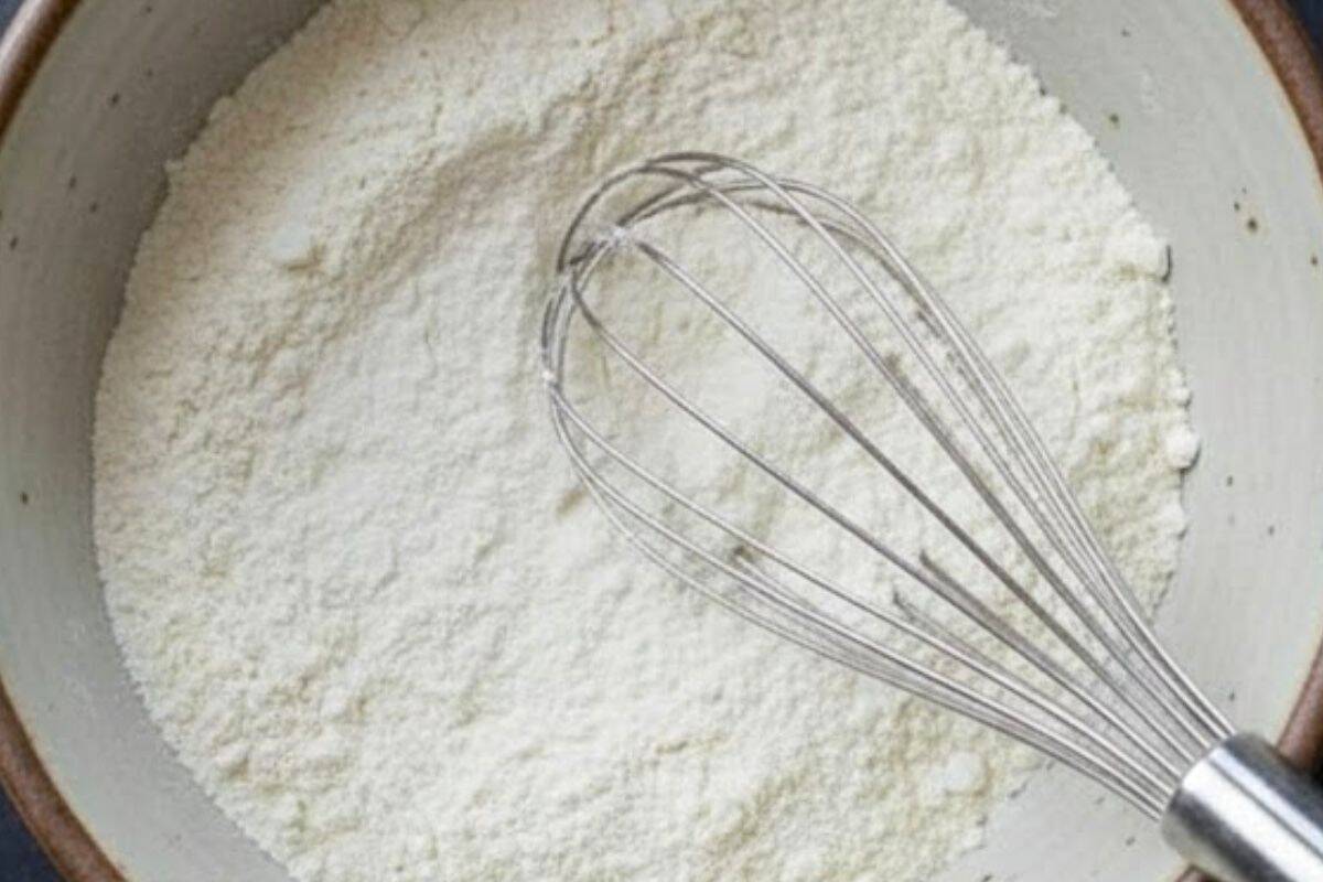 In a large bowl, whisk together all of the dry ingredients