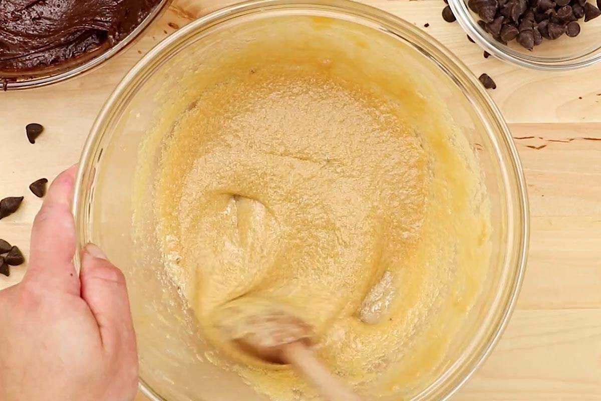 Soft dough in a bowl.