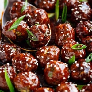Yummy Mongolian Glazed Meatballs