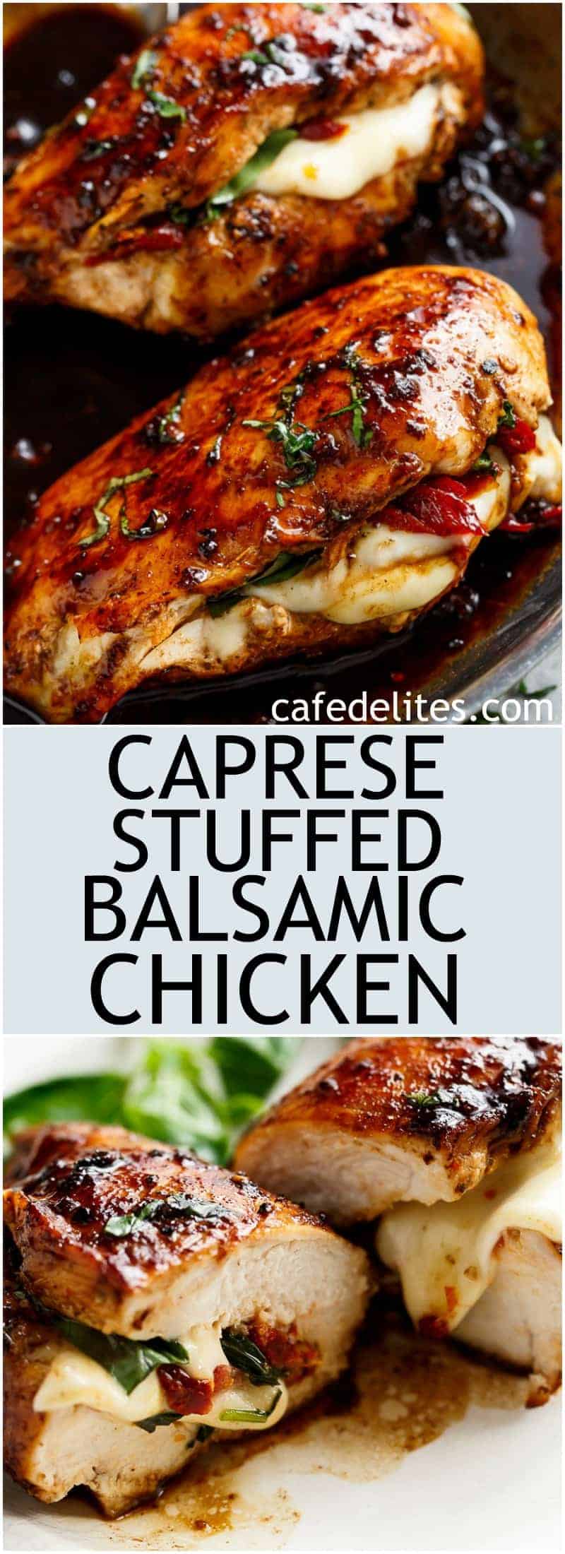 4 Raw chicken pieces stuffed with other ingredients