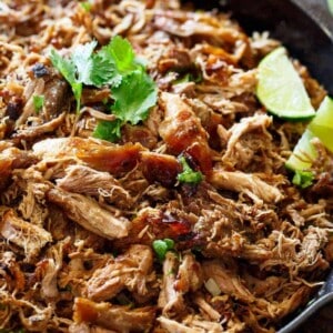 Crispy Pork Carnitas in a pot