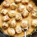 This Swedish Meatballs in a bowl