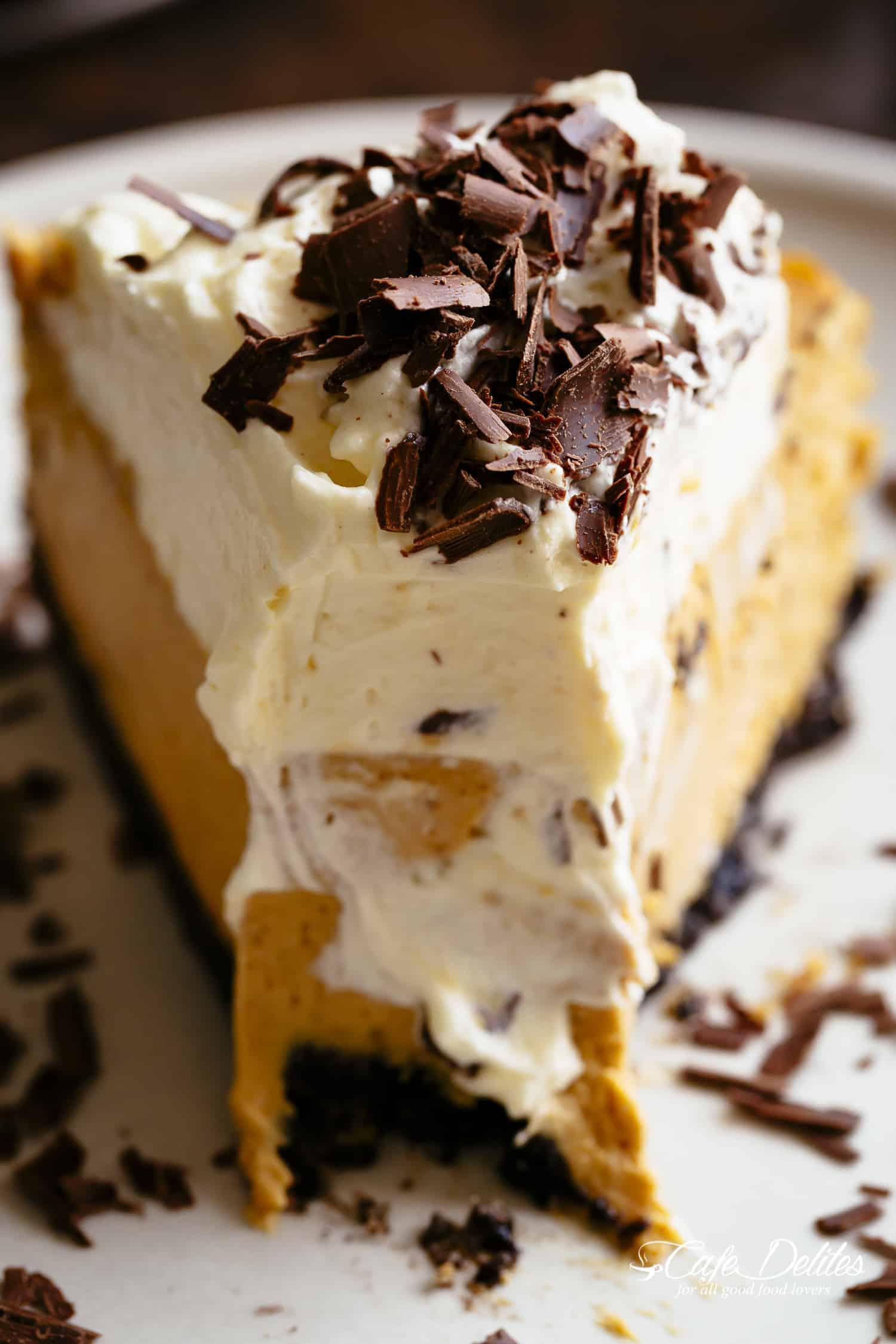 Cutting into Pumpkin Cheesecake