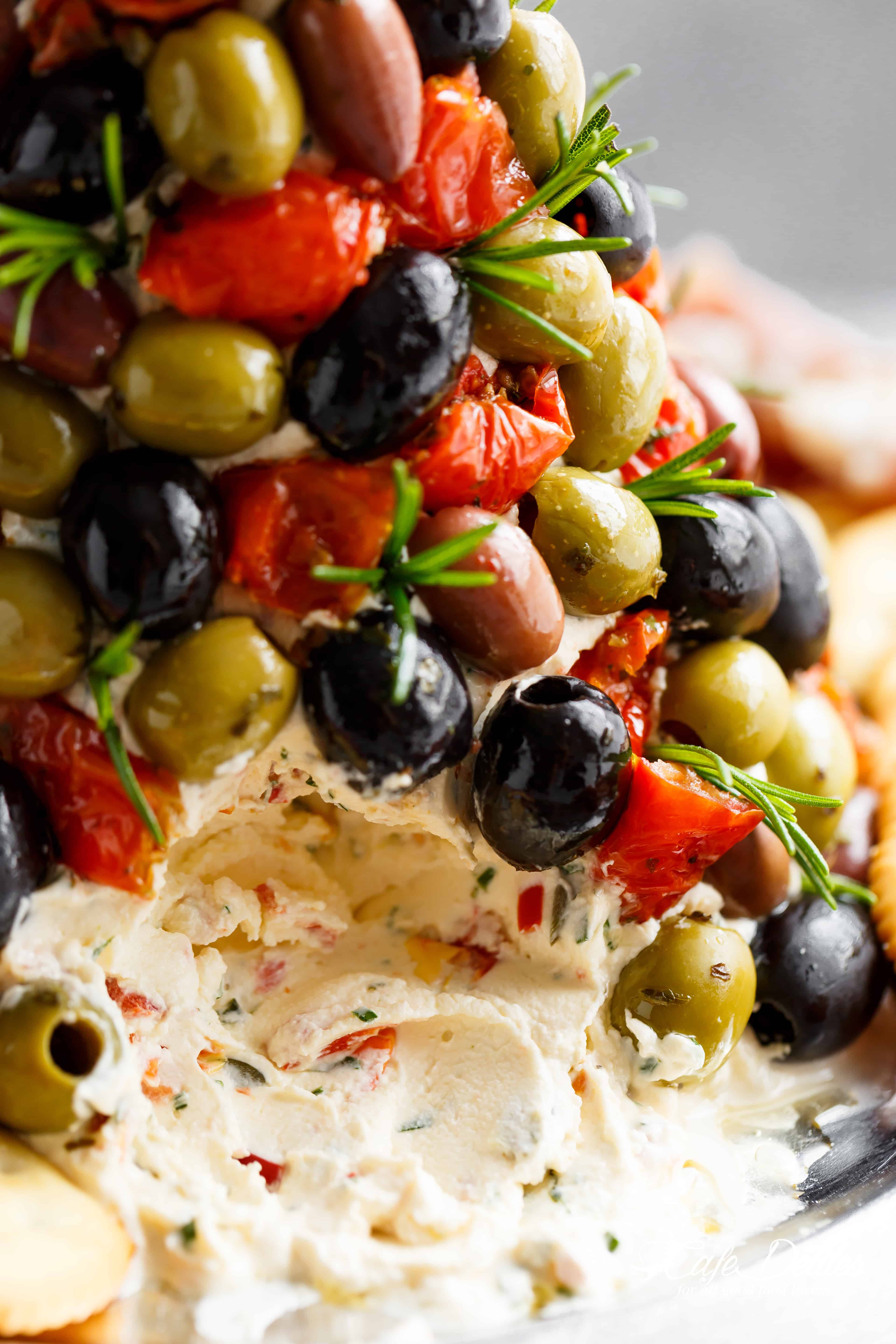 Zoom in image of Easy Antipasto Cheese Ball 