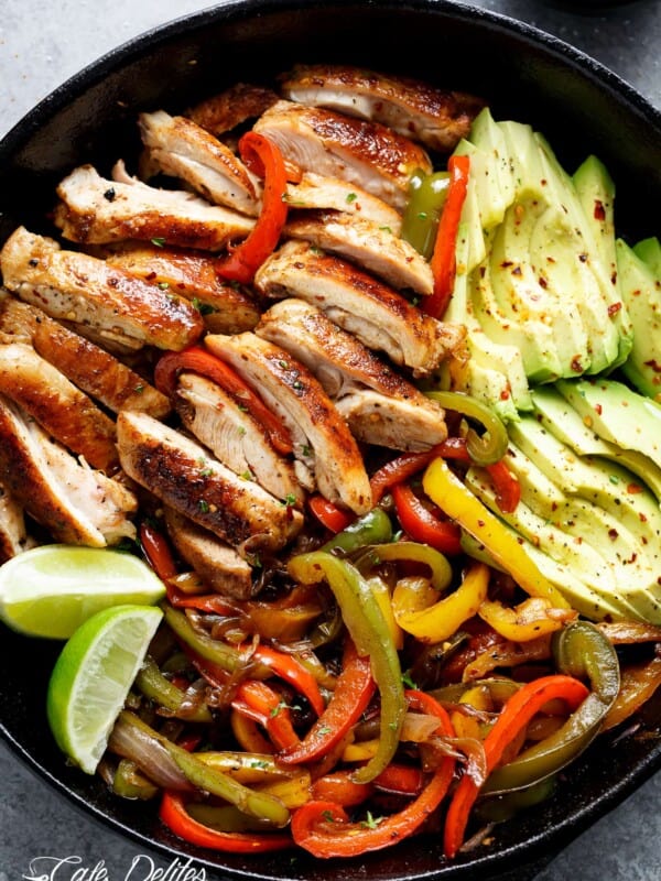 Healthy Chicken Fajitas