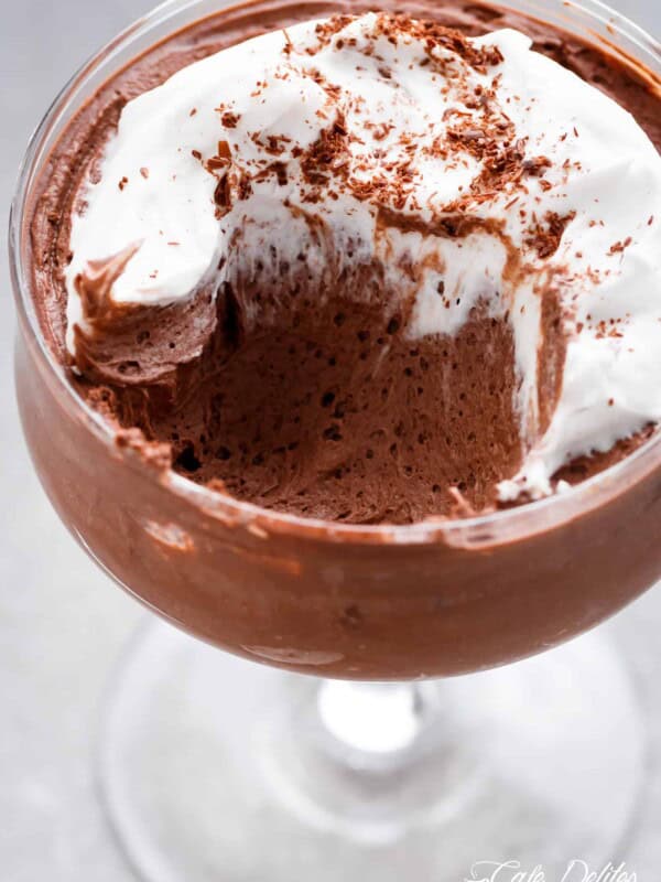 3-Ingredient Double Chocolate Mousse (Low Carb and Dairy Free)