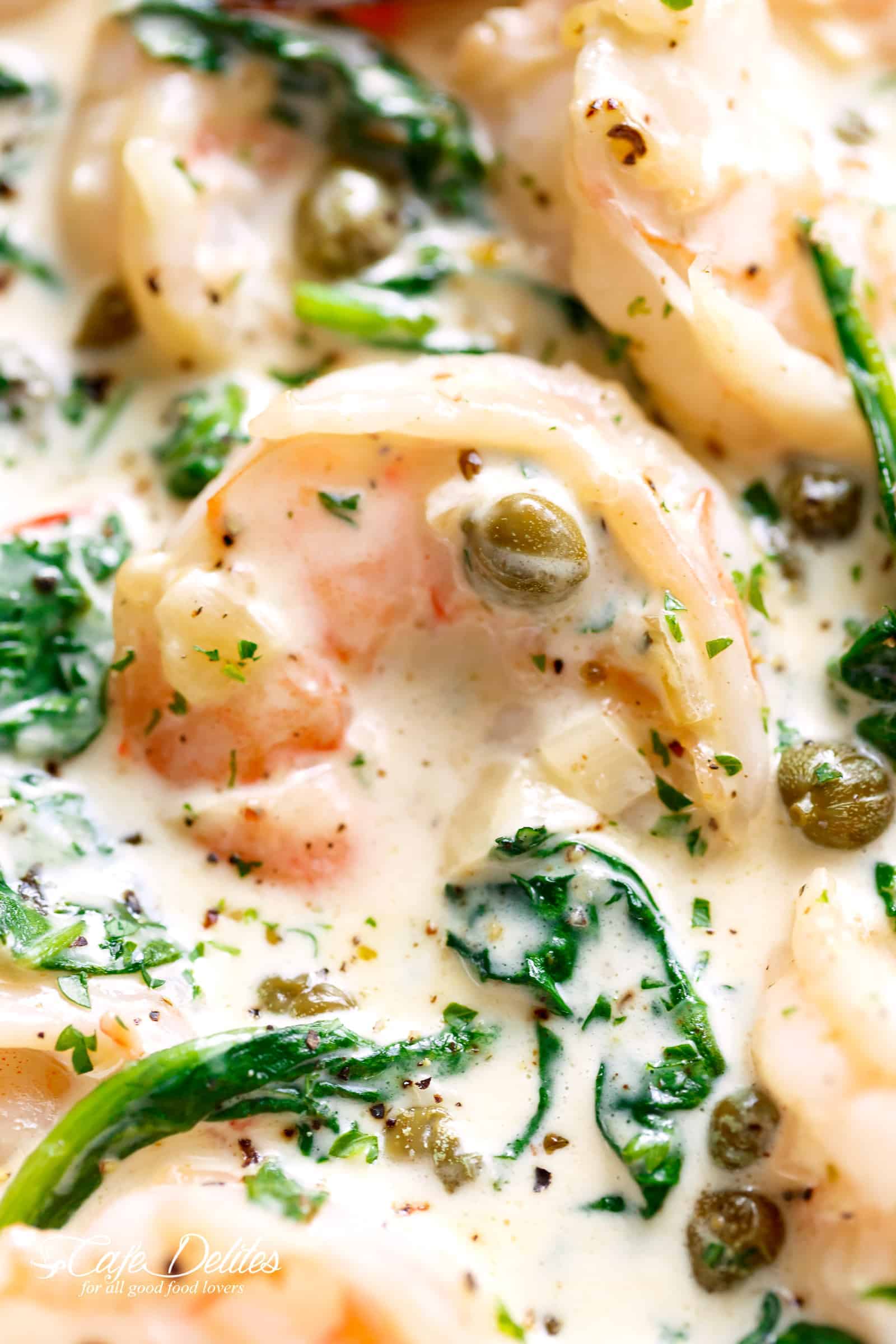 Easy Creamy Garlic Butter Shrimp Piccata recipe will leave people wondering if there is a hidden chef in your kitchen!