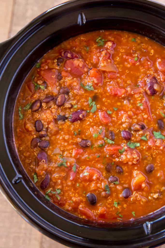 Quinoa Chili in a bowl