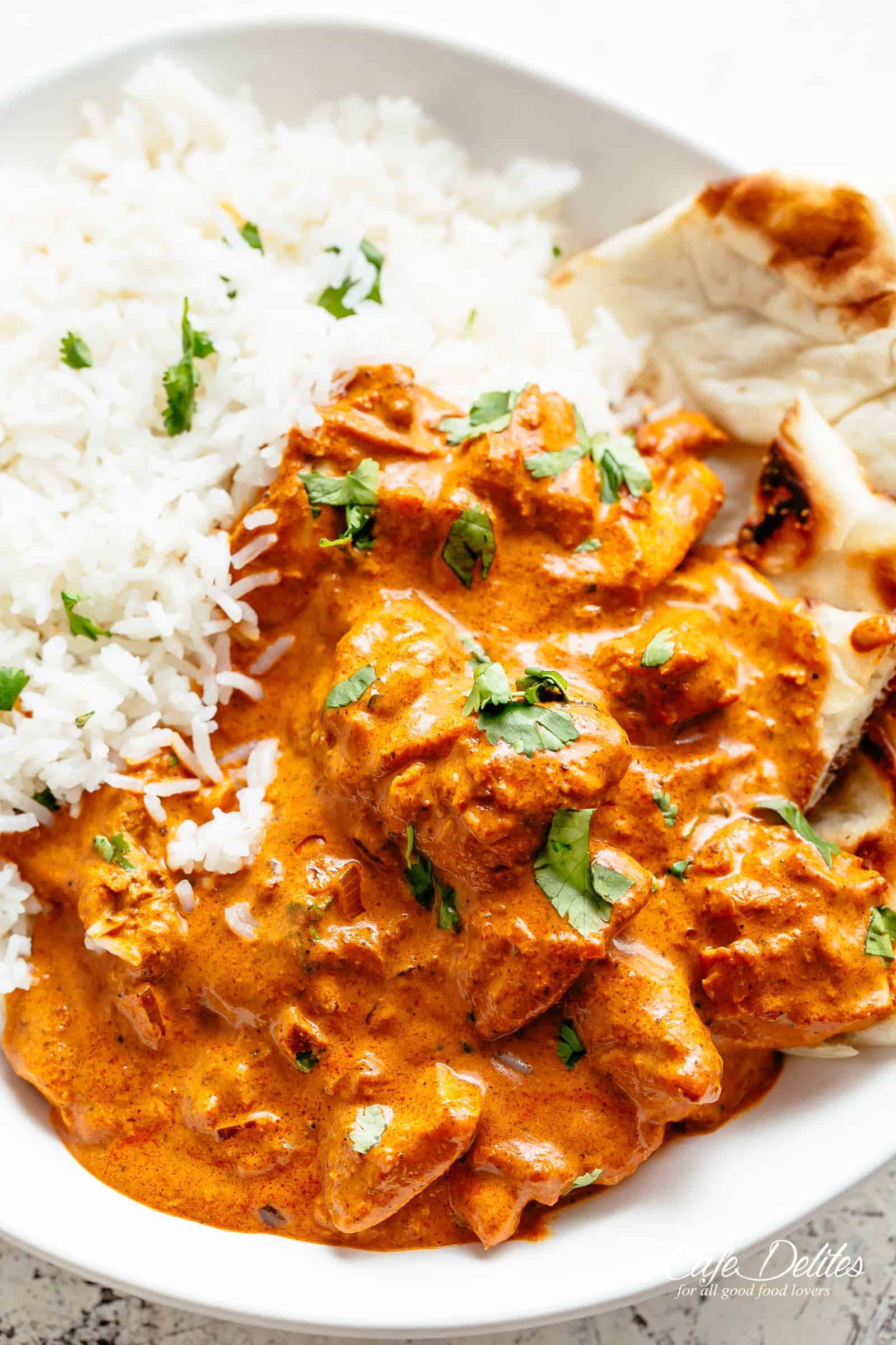 Creamy Chicken with rice
