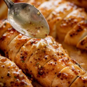 Juicy Honey Mustard Baked Chicken Breasts will become your new favorite chicken breast recipe.