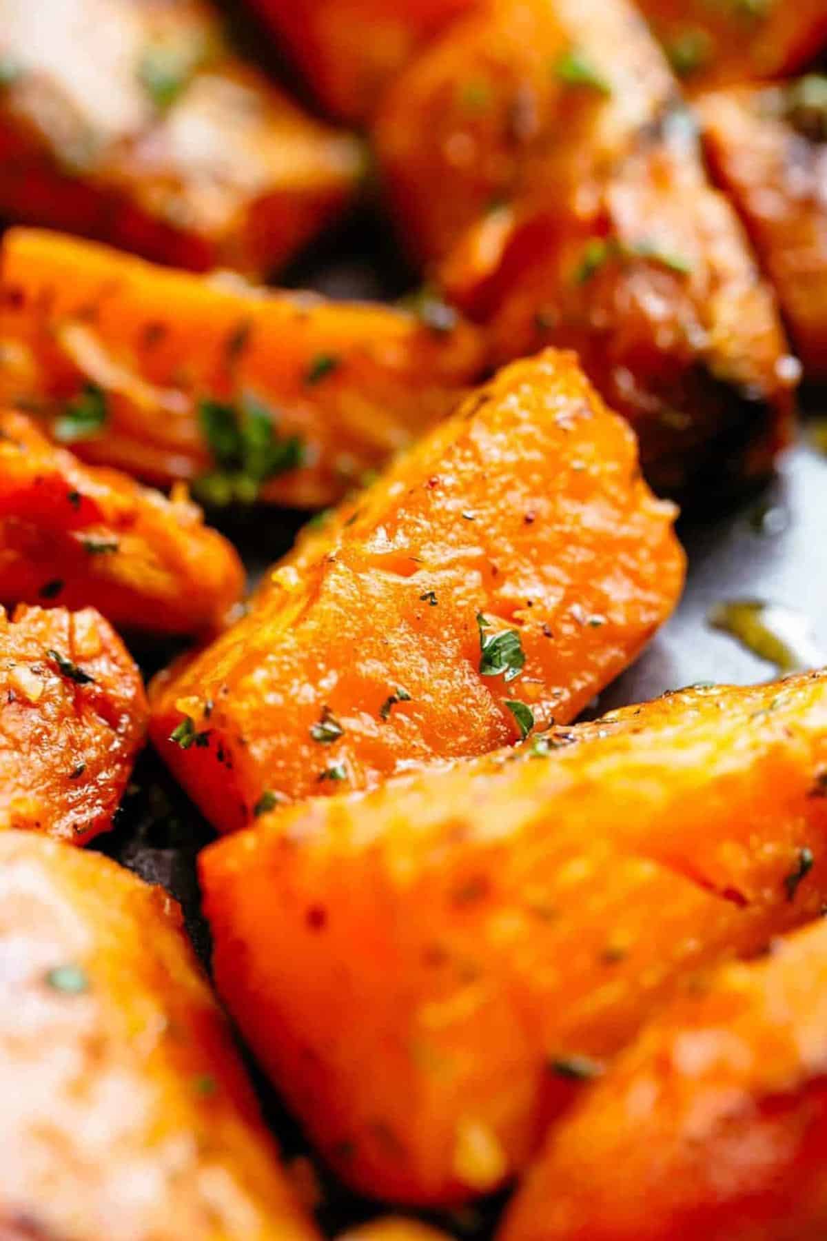 Roasted Sweet Potatoes pieces