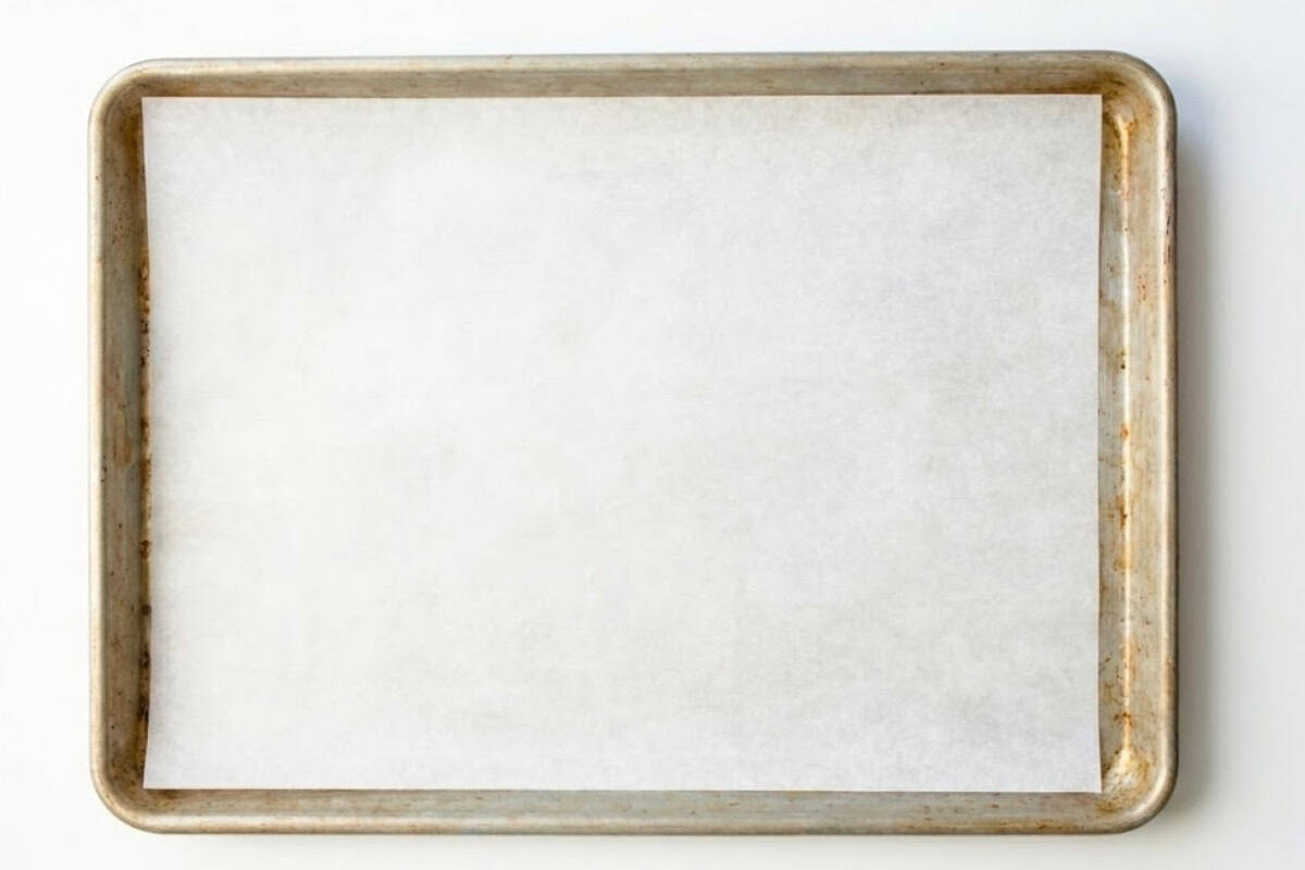 Line one to two large baking sheets with parchment paper and set aside.