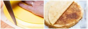 Collage of Star Christmas Bread