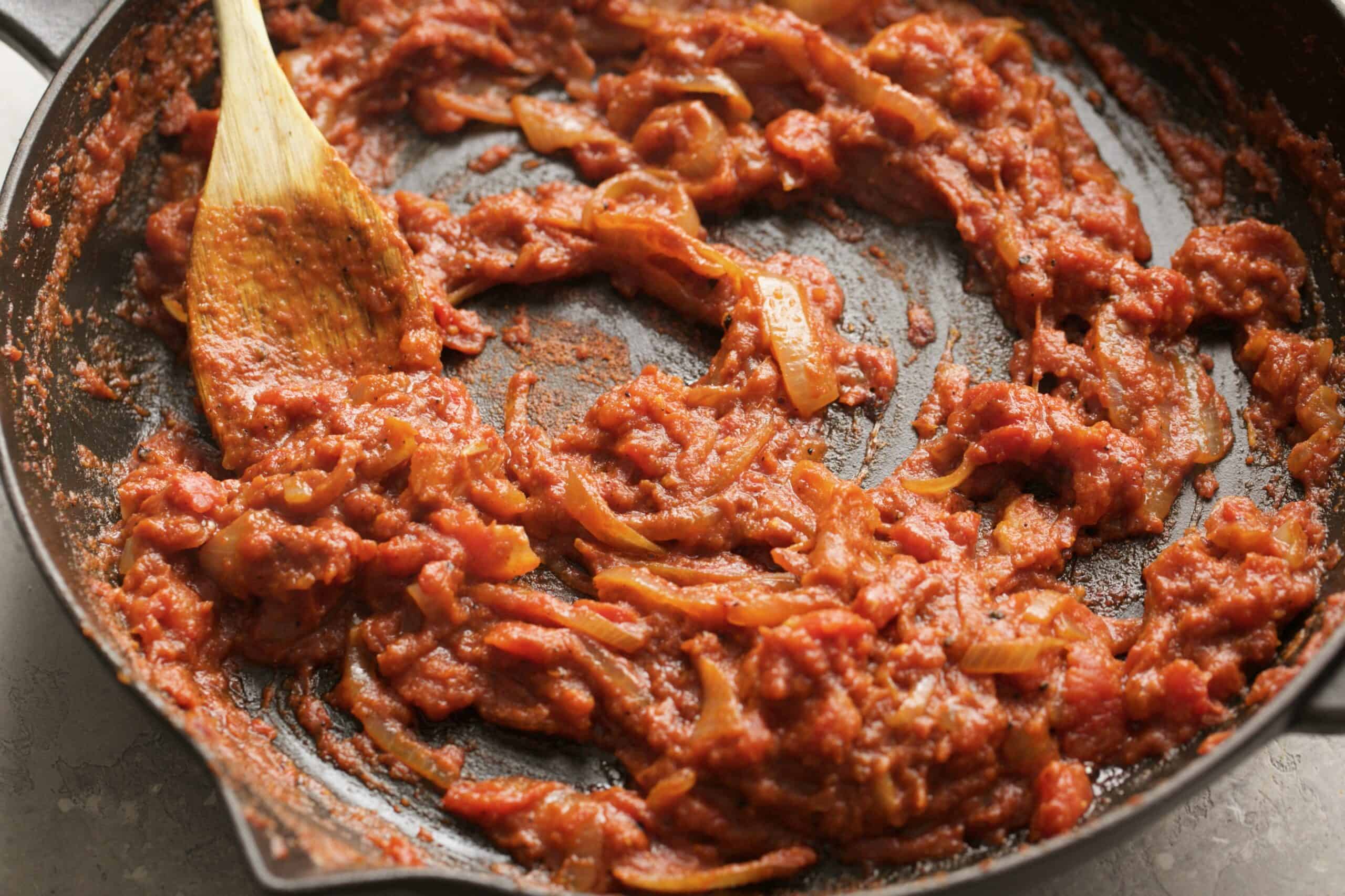 searing the chicken in one pan