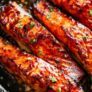 Spicy Firecracker Salmon pieces