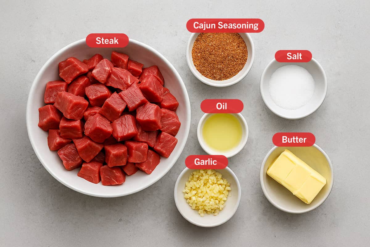 ingredients laid out against a white backdrop