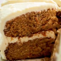 A piece of Carrot Cake.