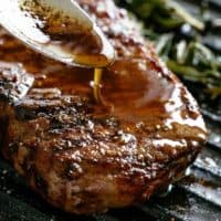 An image of Grilled Steak with Browned Butter