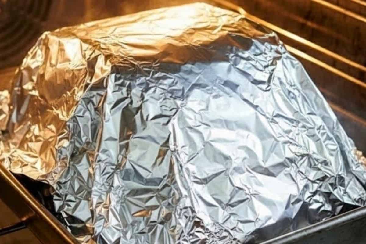Cover with foil and slow roast for 1 to 1 ½ hours
