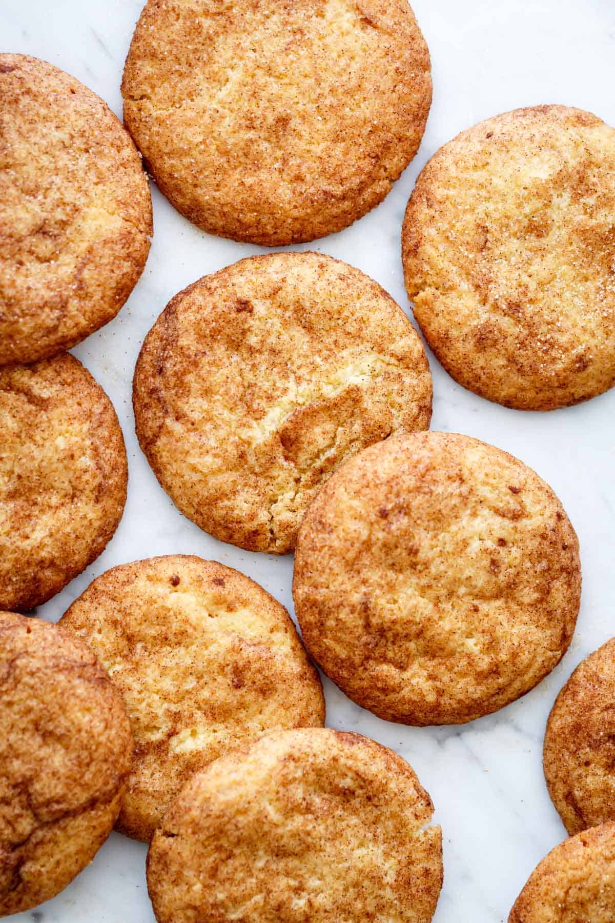Top view of Soft Snickerdoodle Cookie