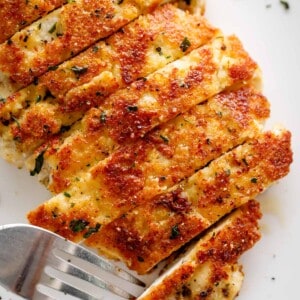 Parmesan Crusted Chicken slices