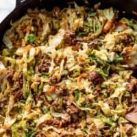 Top view of Ground Beef Recipe.