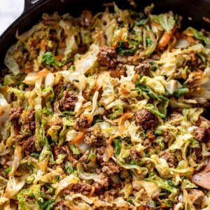 Top view of Ground Beef Recipe.