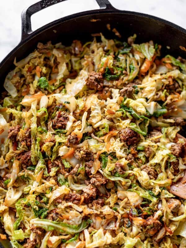Top view of Ground Beef Recipe.