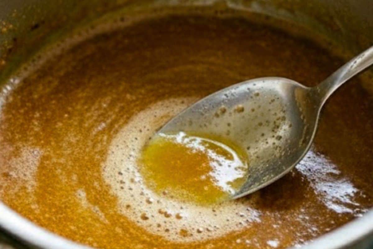 Once the butter begins to foam, watch as it turns to golden brown.remove it from the heat immediately.