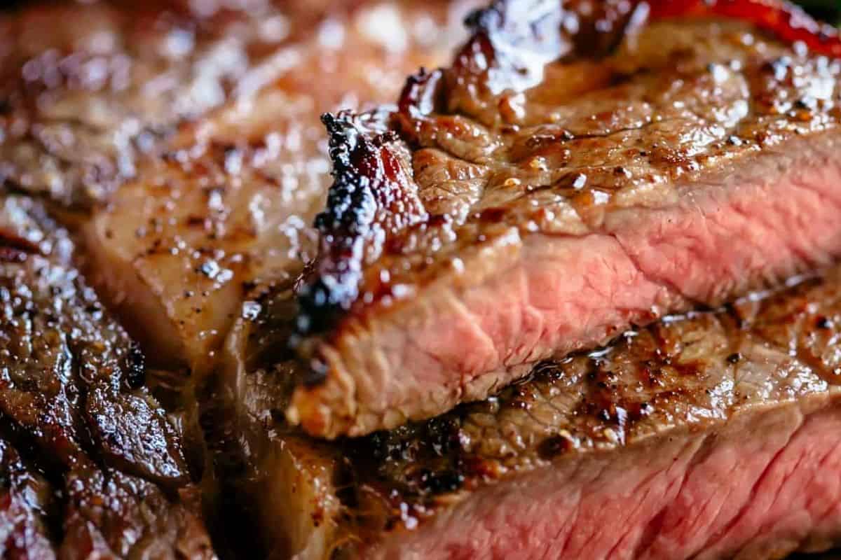 Transfer steaks to a warm plate and rest for 5 minutes before serving.