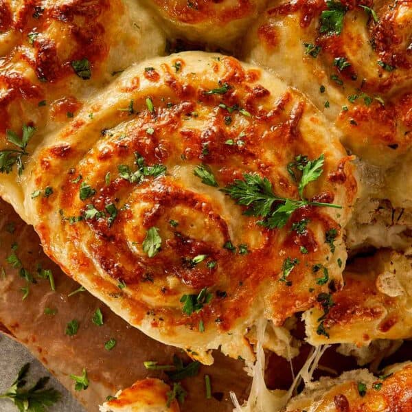 Close Up Garlic Rolls
