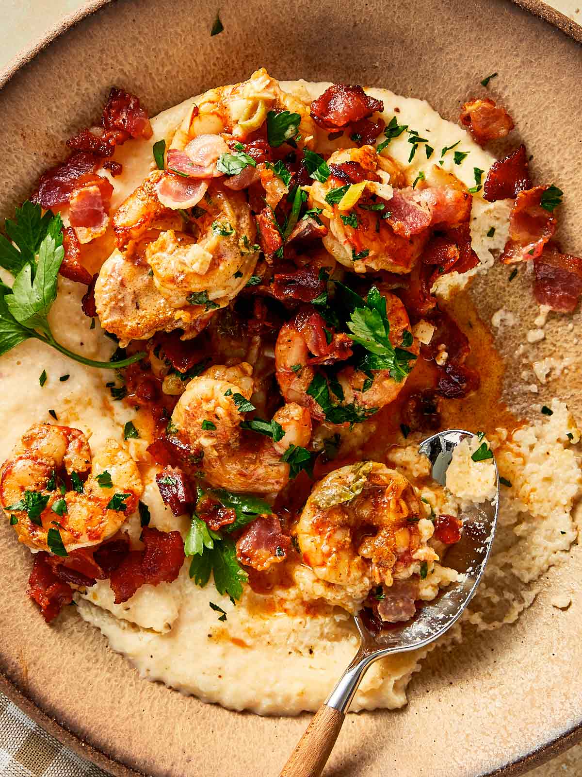 Close Up Shrimp and Grits