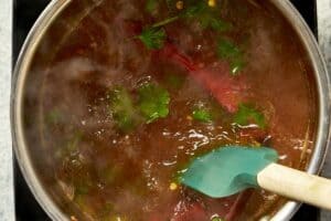 Broth for sopa azteca